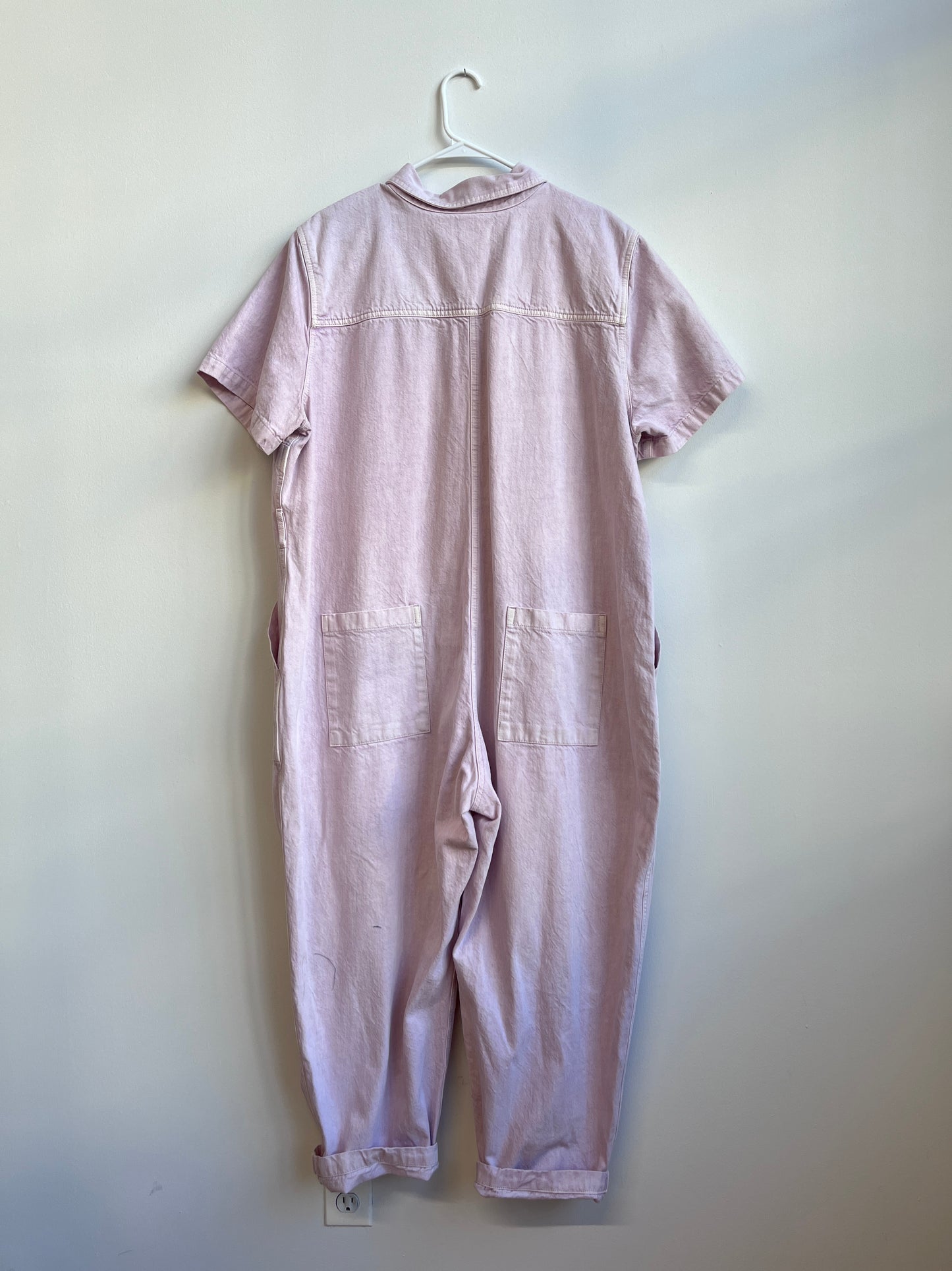 Lavender Canvas Jumpsuit
