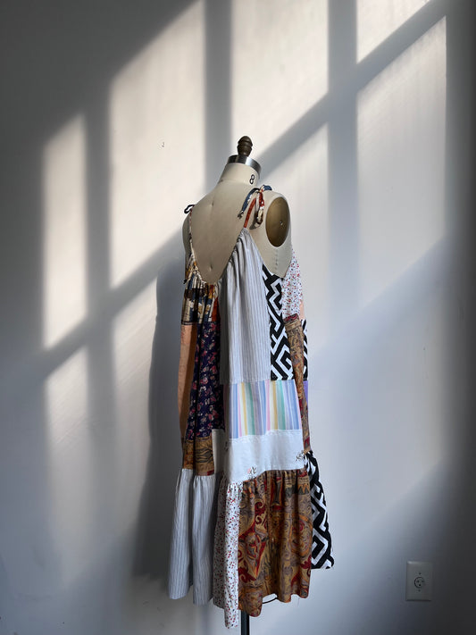 Up-cycled Patchwork Tent Dress