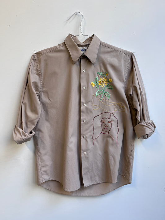 It's a shoe pot and it's golden