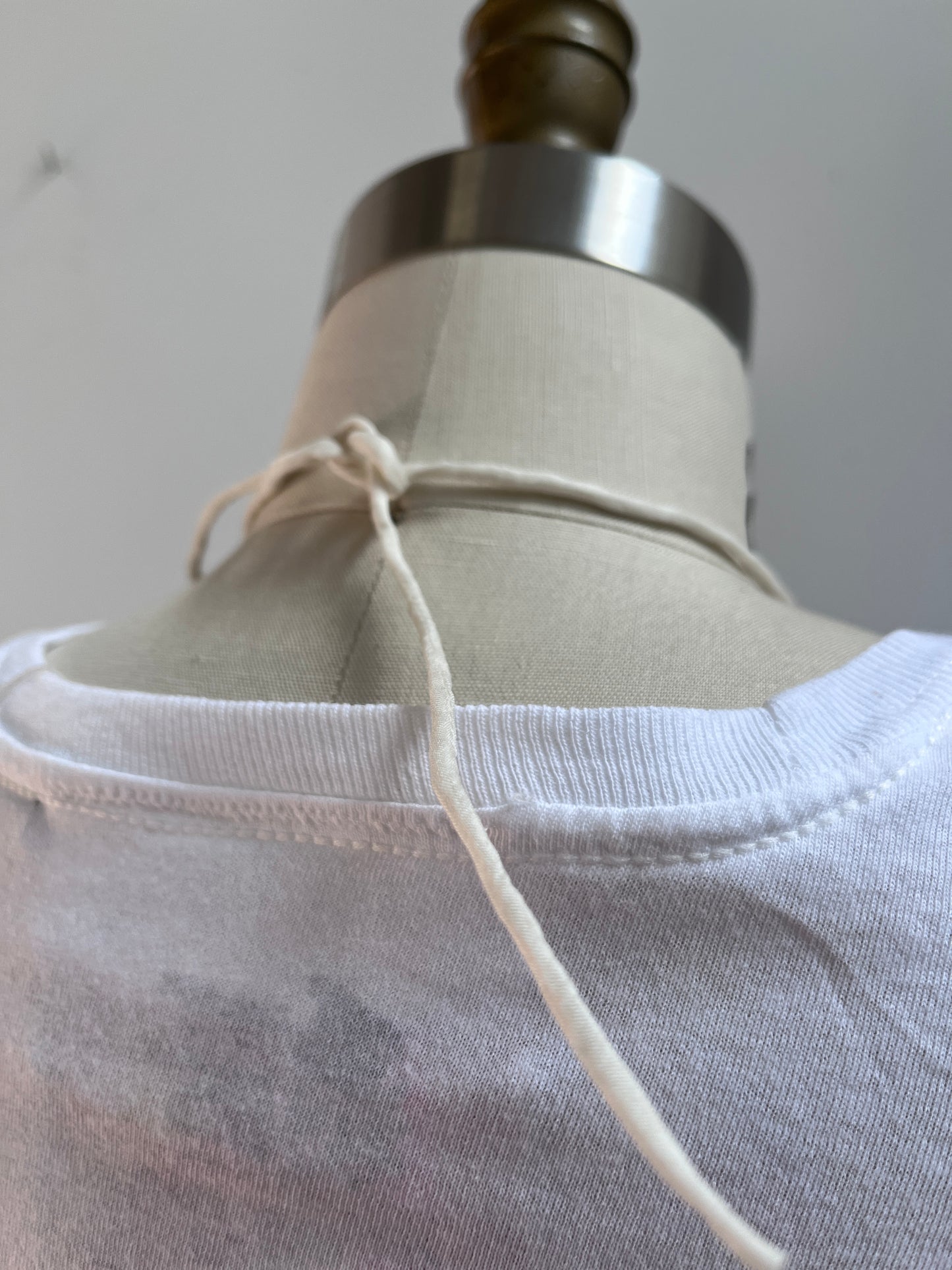 Embroidered Floral Silk Necklace- My garden
