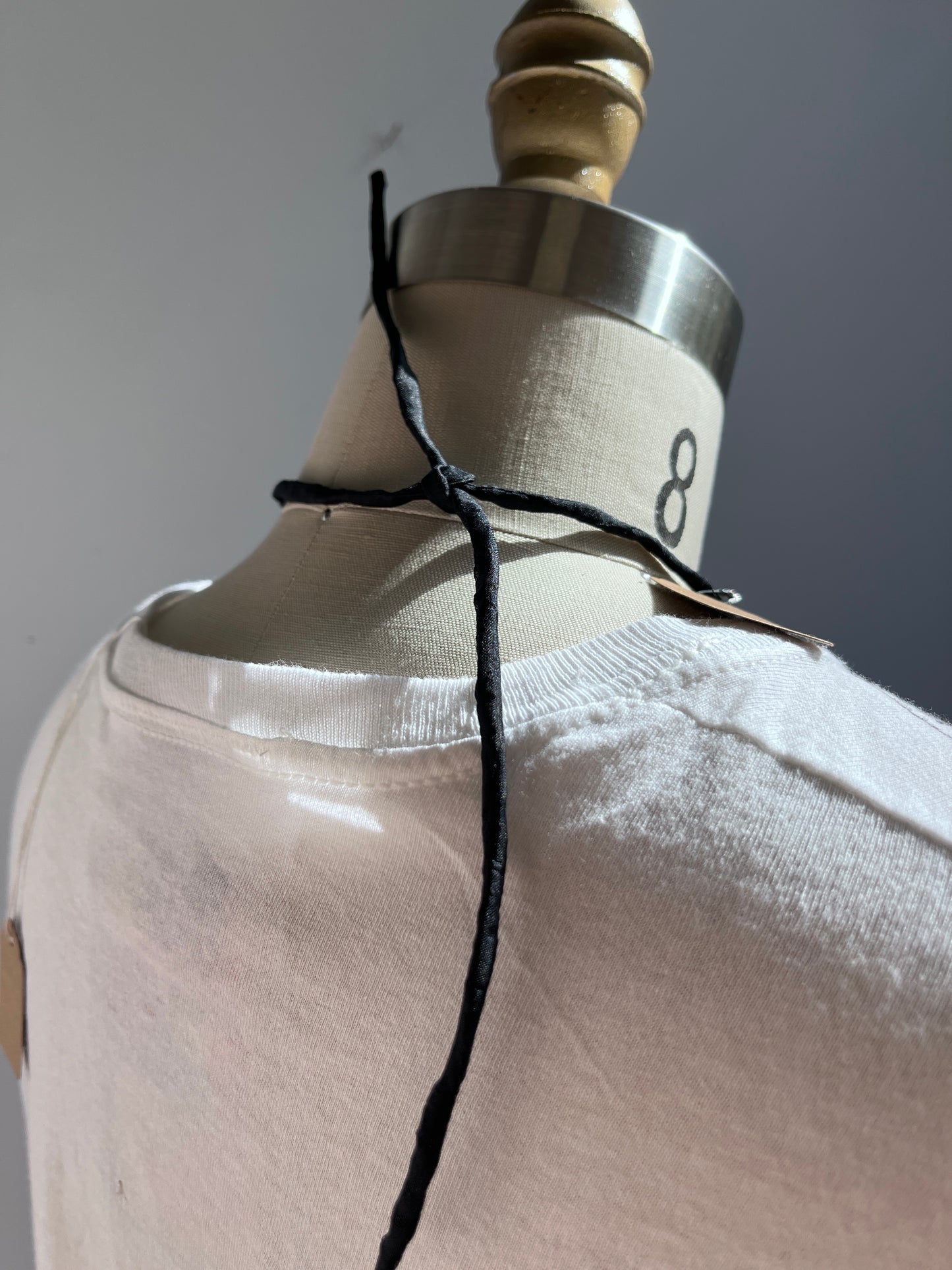Embroidered Floral Silk Necklace