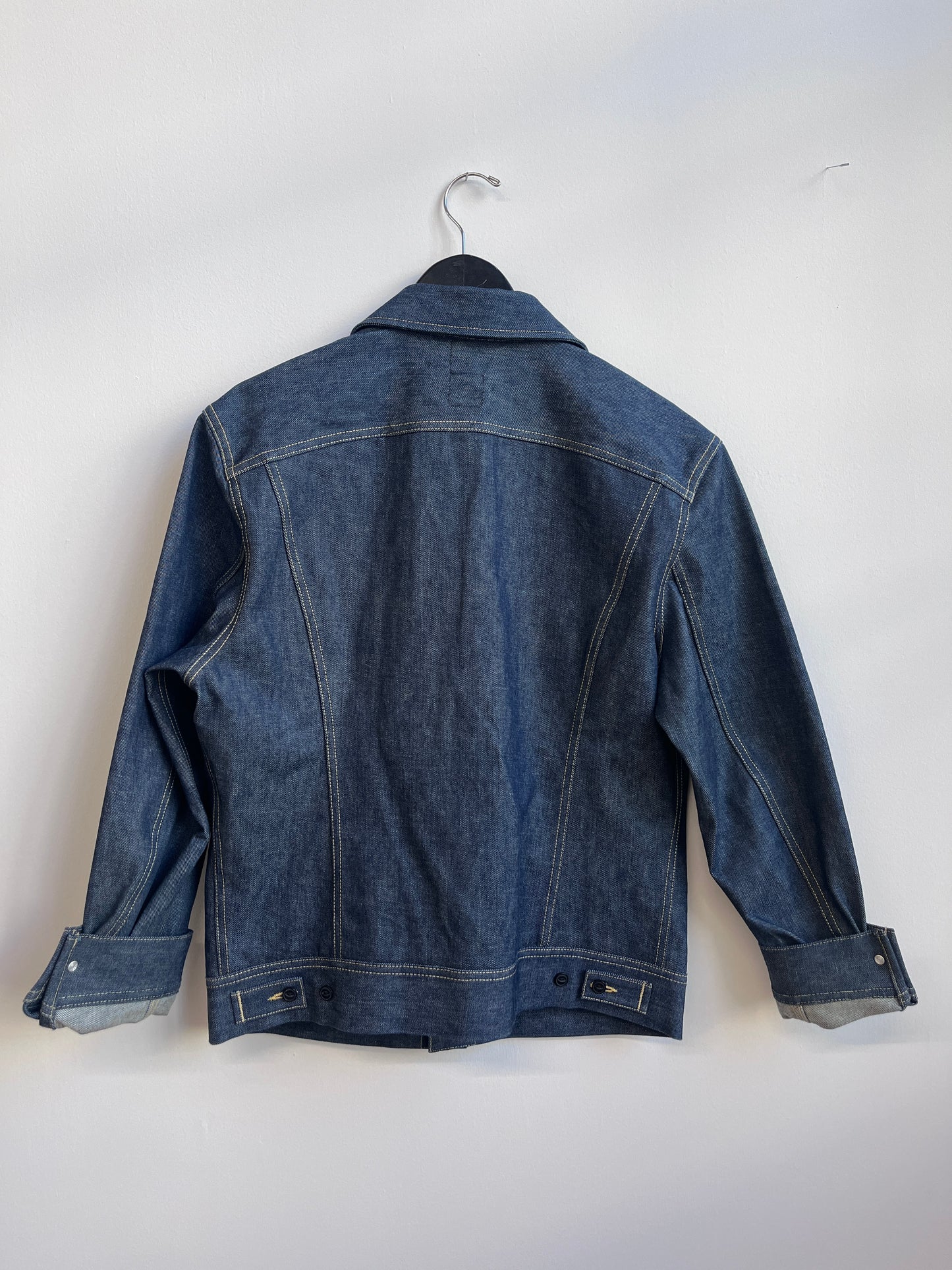 Roses on denim