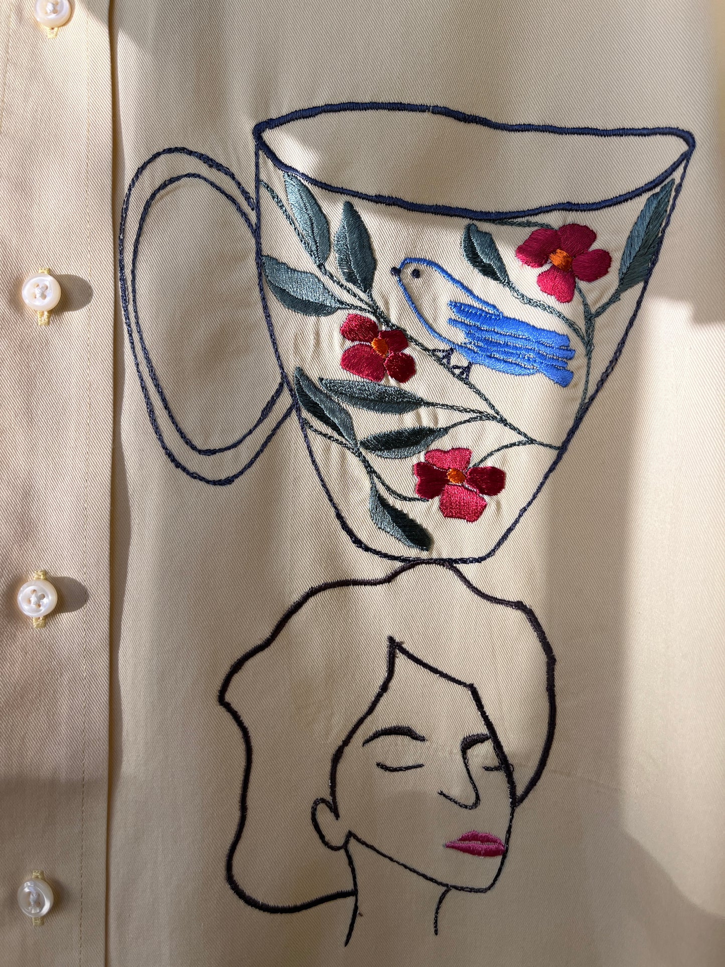 My bird tea cup