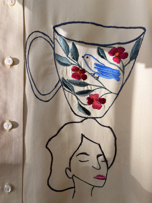 My bird tea cup