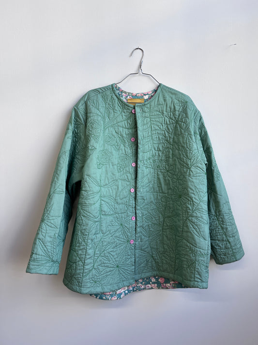 Green Garden quilted jacket