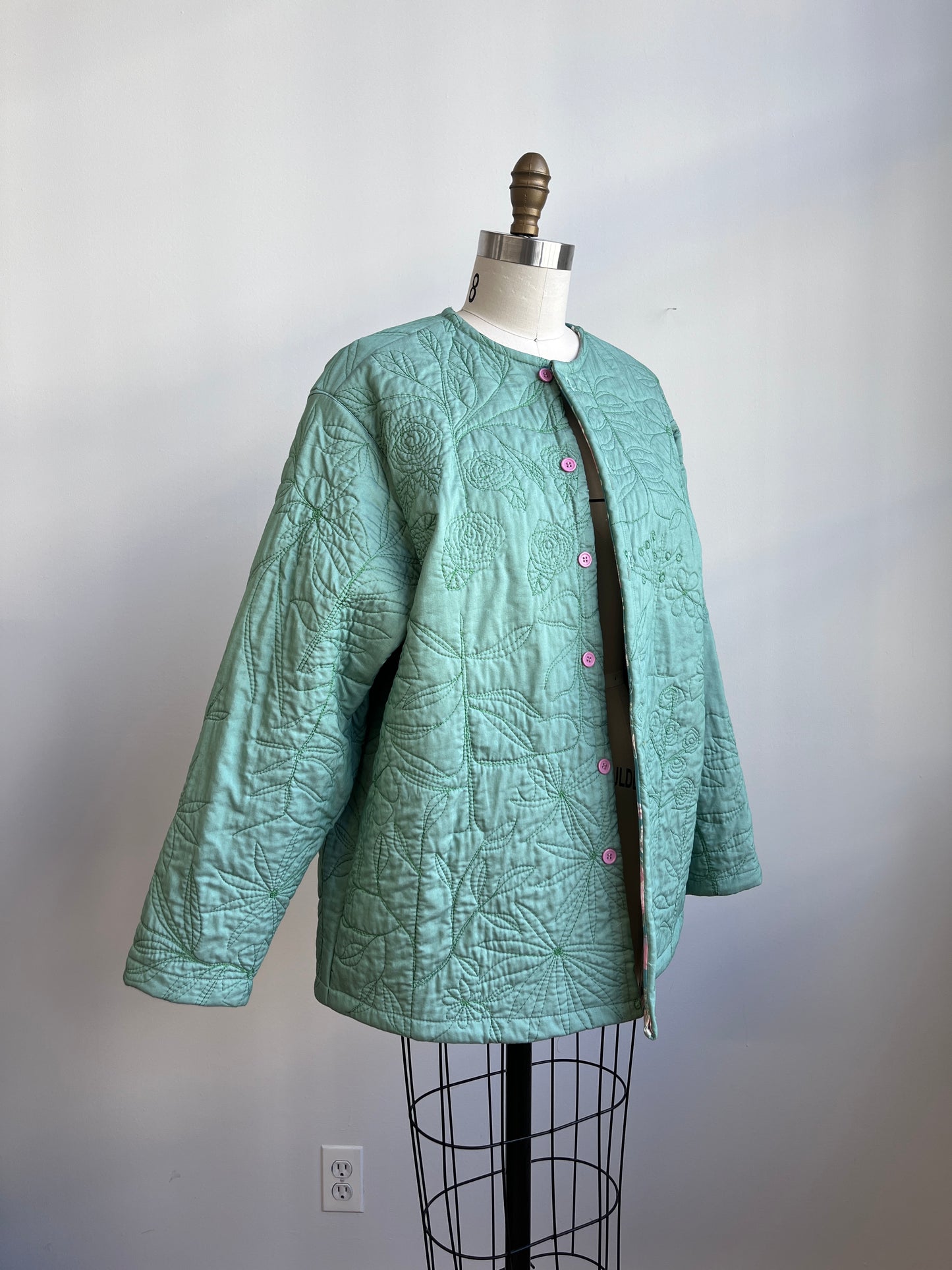Green Garden quilted jacket