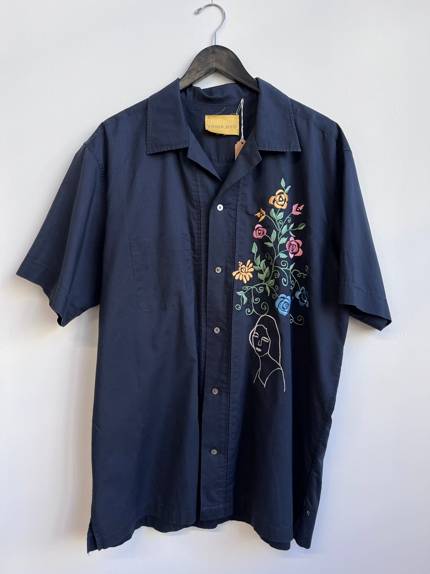 My Rosettes on a navy shirt