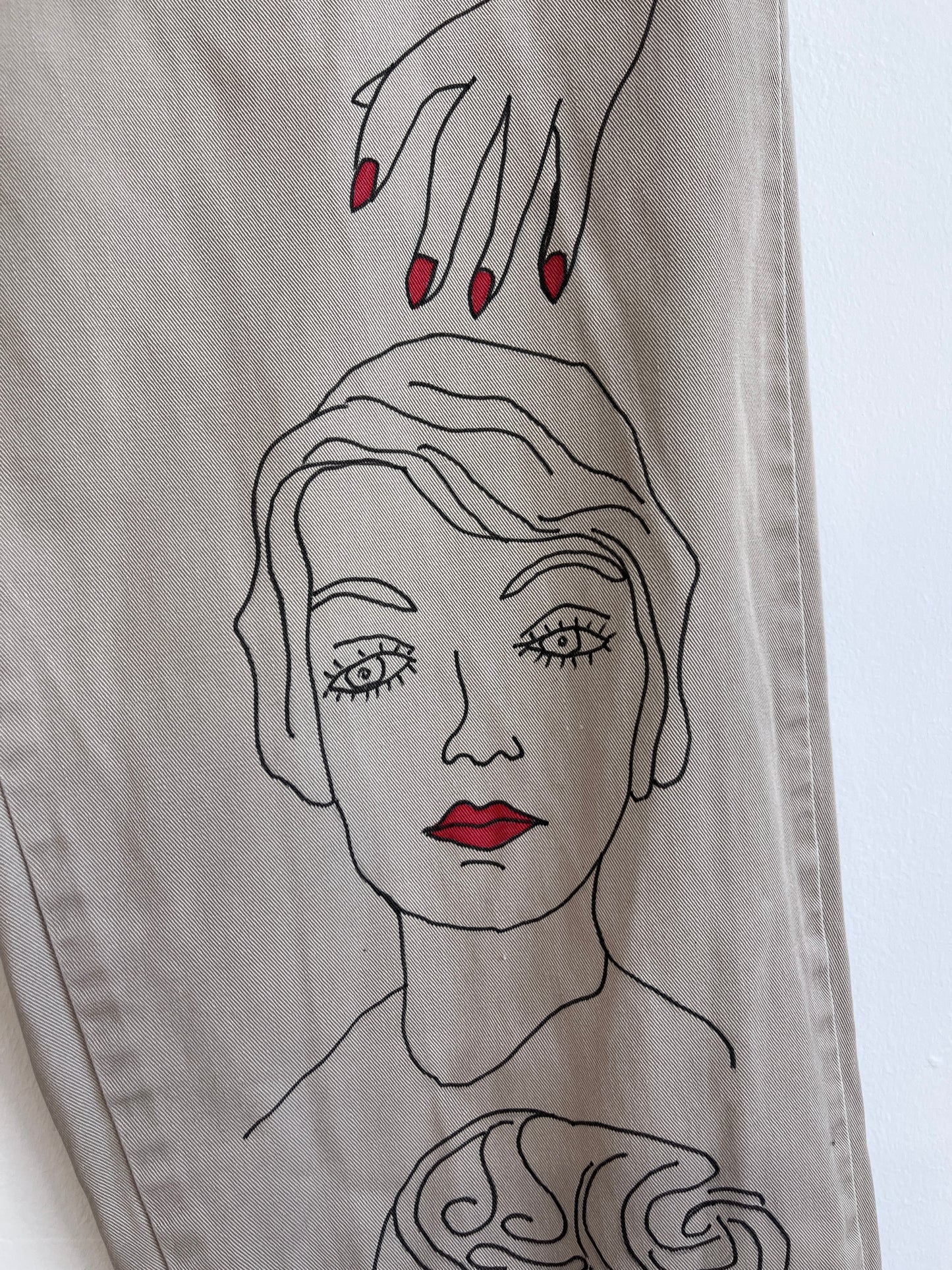 My Faces on Khaki slacks 32 x 28