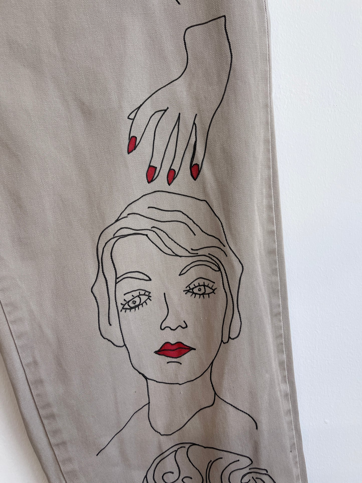 My Faces on Khaki slacks 32 x 28
