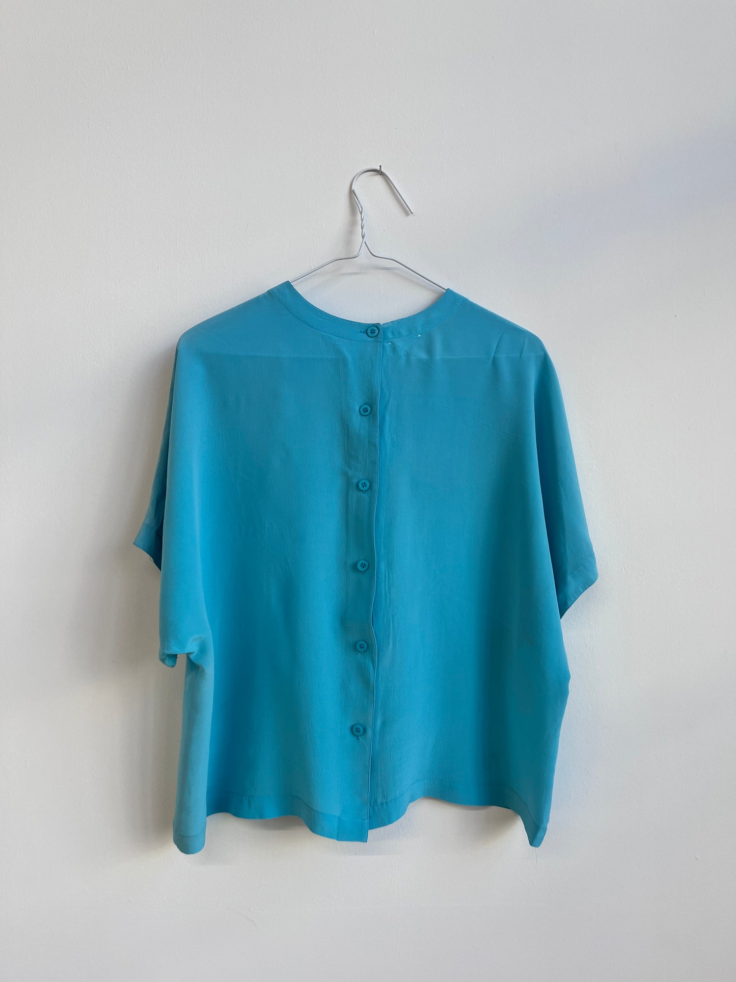 Blowing Balloons on a silk blouse
