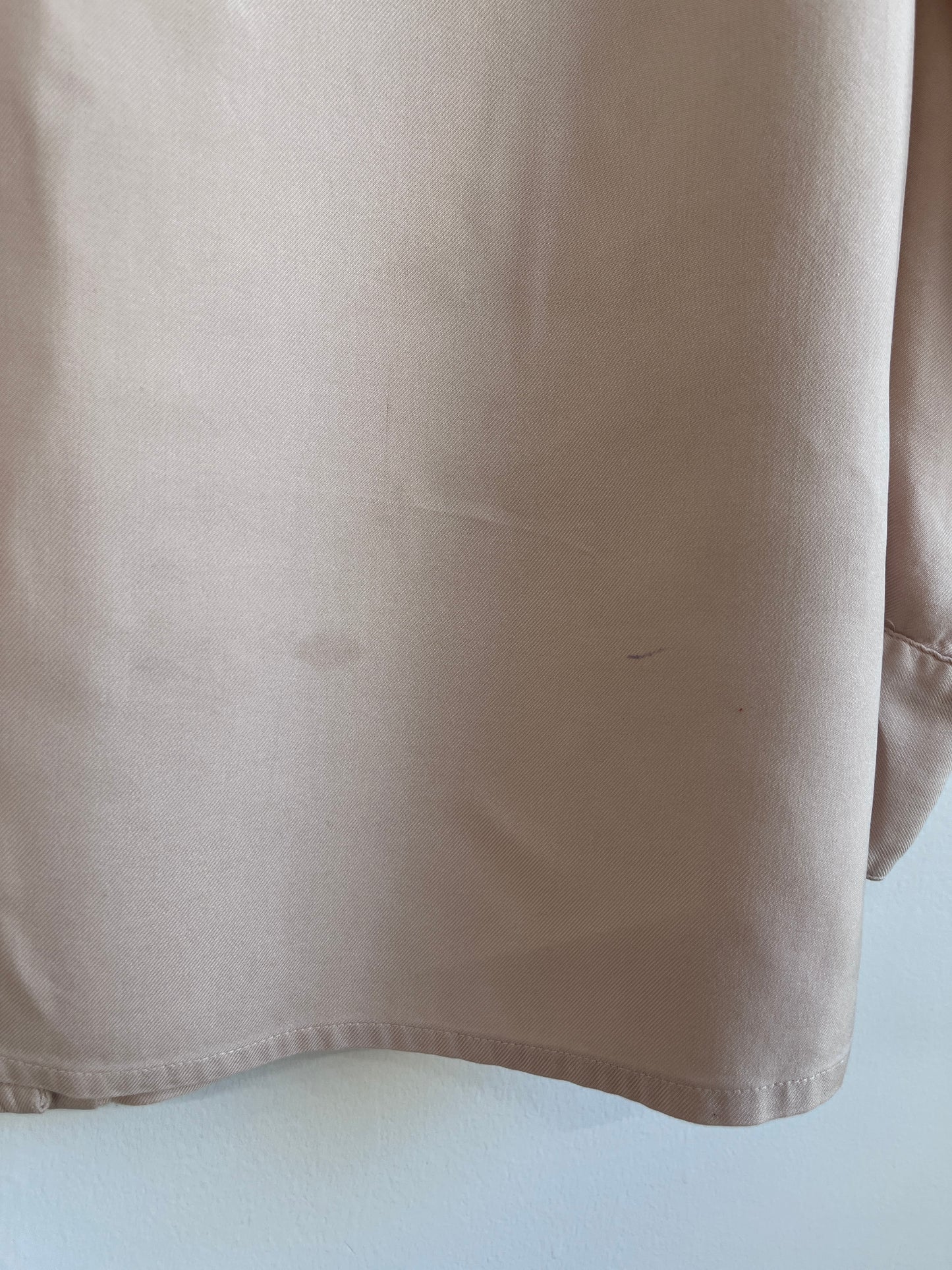 Rose pink silk shirt