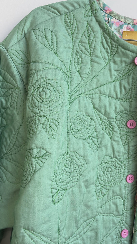 Green Garden quilted jacket